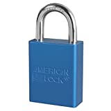 6 Pack of American Lock Padlock With 1 1/2" Solid Aluminum Body 1" Shackle