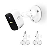 VOMENC Adjustment Wall Mount Holder Compatible with Eufycam 2c,Eufycam 2,Eufycam E and Other Eufycams Compatible Models1/4" Screw Eufycam Wall Mounts (2PACK, White)