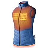 Dune Women’s Heated Vest - 10 hrs of Heat | 3 Heat Zones | with Battery & Charger | Machine Washable | All Day Warmth