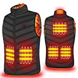 Heated Vest, Unisex Warming Heated Vest for Men Women, Electric Heating Vest for Hunting Fishing (Battery No Included)(Extra-Large)
