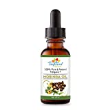 100% Pure Virgin Organic Moringa Oil 2 oz - Cold Pressed Unrefined Natural, Undiluted Food Grade & Non-GMO For Face, Body, Hair with Glass Bottle w/Dropper
