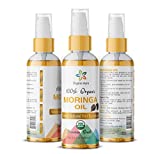 Organic Aura Moringa Oil – 100% Pure USDA Organic Moringa Oil. Made from Nutritious Moringa Seed Kernels. Original, Raw and Pure Cold Pressed Moringa Seed Oil. Edible Grade and for all types of Skin, Hair, and Scalp. Non GMO and Gluten Free. Untreated and Extra Virgin.