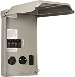 GE RV Panel with 50 Amp and 30 AMP RV Receptacles and a 20 Amp GFCI Receptacle