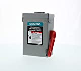 SIEMENS 2P 30A 240V General Duty Safety Switch Outdoor, Non-Fusible, ANSI 61 Grey