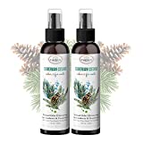 The Crown Choice Natural Cedar Oil Spray (2PK)  Non Toxic Cedar Essential Oil Spray for Closets, Cedarwood, Rooms  Essential Oil Cedar Scent  Cedar Spray is Safe to Use around Children and Pets 4oz