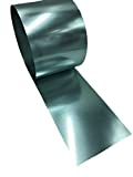 EAGLE 1 Galvanized Sheet Metal Flashing Rolls- 10 Ft Long - 28 Gauge Thickness- Multi- Pack Available- Roofing and Siding Flashing Sheetmetal (1, 4 Inch x 10 FT)