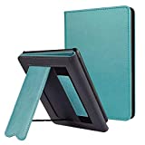 CoBak Kindle Paperwhite Case with Stand - Durable PU Leather Smart Cover with Auto Sleep Wake, Hand Strap Feature, ONLY Fits All New Kindle Paperwhite 10th Generation 2018 Released?Sky Blue