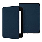 Ayotu Water-Safe Leather Case for Kindle Paperwhite 2018 - Durable Smart Leather Cover with Auto Wake/Sleep fits Amazon The Latest Kindle Paperwhite (10th Generation-2018), K10 Blue