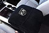 Car Console Covers Plus Official Licensed RAM Logo Center Console Cover Designed by Seat Armour to fit RAM 2014-2023 Classic and All Models W/Fixed Center Console Does Not Fit Console Image w/Red X