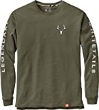 Legendary Whitetails Men's Standard Legendary Non-Typical Long Sleeve T-Shirt, Army, Large