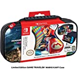Game Traveler Nintendo Switch or Switch Lite Mario Kart Case - Adjustable Viewing Stand , Protective Vinyl Hard Shell Case with Comfortable Carry Handle - Multi - Mario Kart - Nintendo Switch