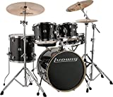 Ludwig Element Evolution LCEE200 5-piece Complete Drum Set with Zildjian Cymbals - Black Sparkle