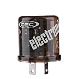 CEC Industries EF32 12V Heady Duty 2-Pin Electronic Flasher Relay for Incandescent Bulbs (1-Pack)