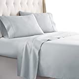 HC Collection King Size Sheets Set - Bedding Sheets & Pillowcases w/ 16 inch Deep Pockets - Fade Resistant & Machine Washable - 4 Piece 1800 Series King Bed Sheet Sets – Ice Blue