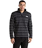 The North Face Men's Tsillan Quarter Zip Sweatshirt, Tnf Black Fair Isle Print, 1X