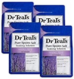 Dr Teal's Epsom Salt 4-pack (12 lbs Total) Soothe & Sleep with Lavender
