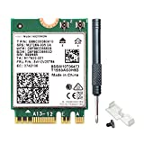 Wi-Fi 6E AX210NGW Wireless WiFi Card BT5.2 M.2 2230 Tri-Band Expands WiFi to 6GHz 160MHz 802.11ax ac MU-MIMO AX210 AX5400Mbps wifi 6E Network Card Better AX200NGW for PC Laptops Only for Windows 10 11