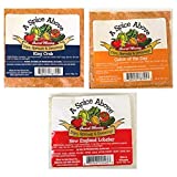 A Spice Above 3 Pack Seafood Lovers Dip Mix Seasonings Includes King Crab, Catch of the Day, and New England Lobster
