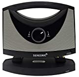 SEREONIC Portable Wireless TV Speakers for Smart TV - Ideal for TV Watching Without The Blaring Volume - Wireless Speakers for TV Designed for Hard of Hearing, Elderly, and Seniors - 100ft Range