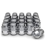 White Knight 1707S-20AM Chrome M12x1.50 Bulge Acorn Lug Nut, 20 Count (Pack of 1)