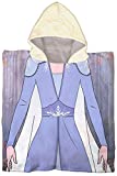 Disney Frozen Elsa Kids Bath/Pool/Beach Hooded Poncho - Super Soft & Absorbent Cotton Towel, Measures 28 x 28 Inches (Official Disney Product)