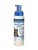 Adams Plus Flea & Tick Foaming Shampoo & Wash for Cats & Kittens Over 12 Weeks | Sensitive Skin Flea Treatment for Cats and Kittens | Kills Adult Fleas, Ticks, and Lice On Contact | 10 Oz