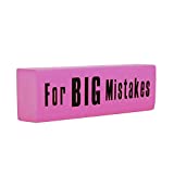 Giant Jumbo Pink Eraser For Big Mistakes