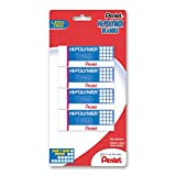 Pentel Hi-Polymer Erasers, White, Pack Of 4