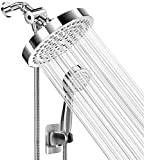 High Pressure Rainfall Shower Head and Hand Held Shower Head Comb with 70 Inch Hose for Bath and Adjustable Swivel Head - Easy Install Anti Clog Jet Nozzles - Universal Fit for High, Low Water Flow