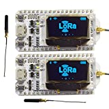 915MHz ESP32 LoRa 0.96 OLED Development Board V3 SX1262 Type-C + LoRa Antenna for Arduino LoraWan IOT Internet of Thing (Pack of 2), not Compatible with WiFi LoRa 32 V2