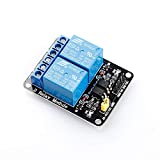 SunFounder 2 Channel DC 5V Relay Module with Optocoupler Low Level Trigger Expansion Board for Arduino R3 MEGA 2560 1280 DSP ARM PIC AVR STM32 Raspberry Pi