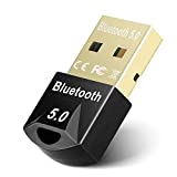 Bluetooth Adapter for PC, Maxuni USB Mini Bluetooth 5.0 Dongle for Computer Desktop Wireless Transfer for Laptop Bluetooth Headphones Headset Speakers Keyboard Mouse Printer Windows 10/8.1/8/7