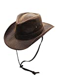 Men%e2%80%99s+Weathered+Outback+Outdoor+Shapeable+Brown+Hat+by+Silver+Canyon