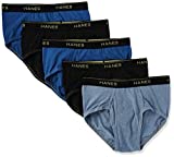 Hanes Men's 5-Pack Cool Comfort Lightweight Breathable Mesh Brief, Assorted, Large