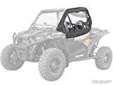 SuperATV Primal Soft Cab Enclosure Upper Doors for 2014+ Polaris RZR XP 1000-2 Upper Doors - Includes Clear, Standard Polycarbonate Rear Windshield - Resistant to Water, Tears, UV-Rays - Made in USA
