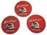 New Horizons Production Baywatch TV Series Lifeguard 4 Inch Diameter Set of 3 Patches