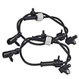 WMPHE Compatible with 2 PCS ABS Wheel Speed Sensor Chevy Silverado Tahoe Suburban Avalanche Express, GMC Sierra Yukon Savana, Cadillac Escalade, Front Left and Right abs Sensor, 19181873, 15112379