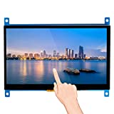 SunFounder Raspberry Pi 4 Display Touchscreen 7 Inch HDMI 1024600 USB IPS LCD Screen Display Monitor for Raspberry Pi 400 4 3 Model B, 2 Model B, and 1 Model B+, Windows Capacitive Touch Screen