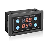 Digital Timer Switch Module, PEMENOL Programmable Timer Delay Cycle Control Relay Module AC 85V-265V, Dual LED Versatile Timer Module for On, Off, One Shot, and Cycles, Darkroom Timer