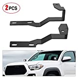 Nilight Ditch Light Brackets Hood Mount Brackets for Auxiliary Offroad LED Pod Light Work Light on 2nd Gen Toyota Tacoma 2005-2015,2 Years Warranty