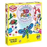 Creativity for Kids Sparkling 3D Wonder Paint Activity Kit - Deluxe Window Art Paint Kit , Yellow