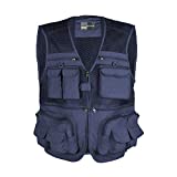 LOOGU Outdoor Fly Fishing Vest with Multi-Pockets For Fishing,Hunting, Hiking, Climbing, Traveling, Photography