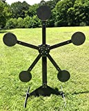 Steel Shooting Targets Magnum Target AR500 Portable Texas Star “No Weld” Metal Reactive 8in Paddles