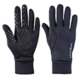 TrailHeads Men's Power Stretch Touchscreen Running Gloves - Medium