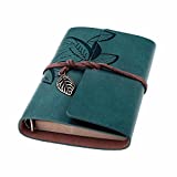 Beyong Leather Writing Journal, Refillable Travelers Notebook, Men & Women Leather Journals to Write in, Art Sketchbook, Travel Dairy, Best Gifts for Teens Girls and Boys (Blue, 7 Inch)