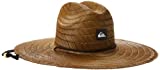 Quiksilver mens Pierside Straw Lifeguard Beach Straw Sun Hat, Dark Brown, Large-X-Large US