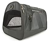 Sherpa American Airlines Travel Pet Carrier, Airline Approved, Padded & Foldable, Includes Mesh Windows & Spring Frame, Charcoal, Medium