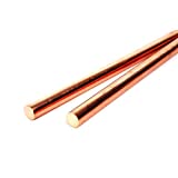 Copper Rod 3/16" Diameter 6" Long Pin Stock for Knife Handle Material, bolsters, Metal Craft & Metal Working Hobbies, Set of 2 Pieces