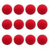 12Pcs Red Foam Clown Noses for Party Halloween Costume Supplies