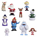 Just Play Rudolph The Red-Nosed Reindeer Figure Set, 10-Piece Figure Set